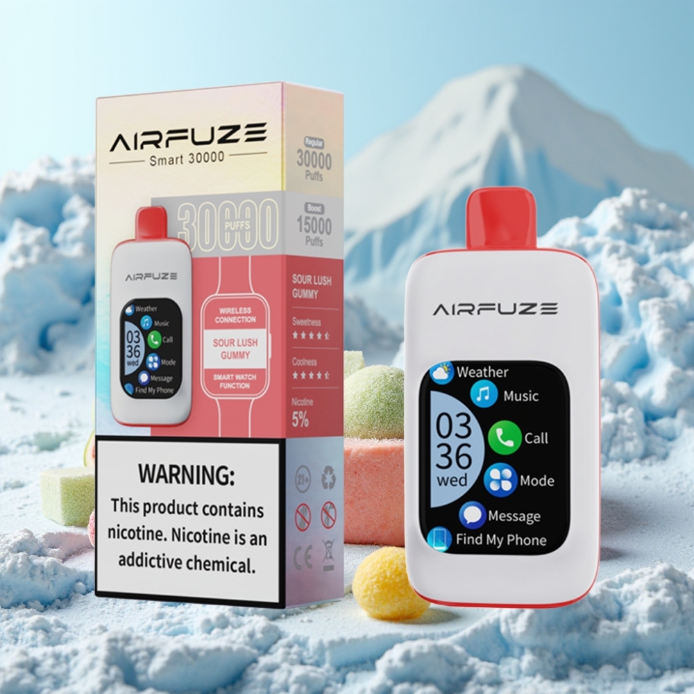 AirFuze Smart 30000 Puffs Disposable Pod - Sur Gummibamse, 900mAh