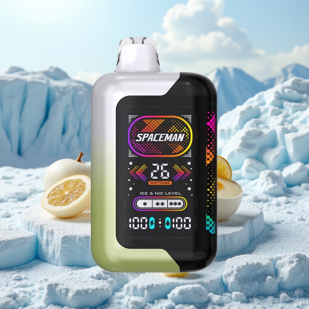 SMOK SPACEMAN SP40000 Zero Nicotine Disposable Hvid Vindrue Is / 40000 puff / 20ml