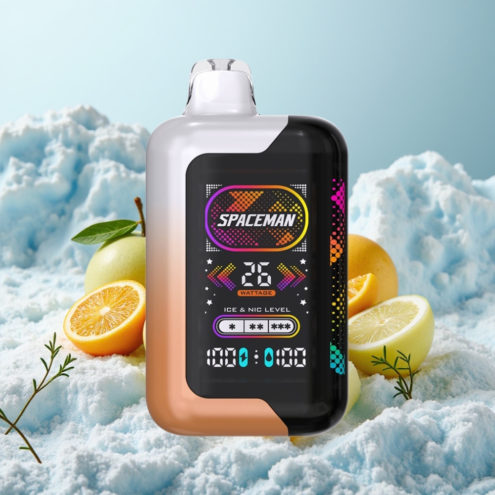SMOK SPACEMAN SP40000 Zero Nikotin Disposable Sur Mango Honnedug 20ml 1000mAh