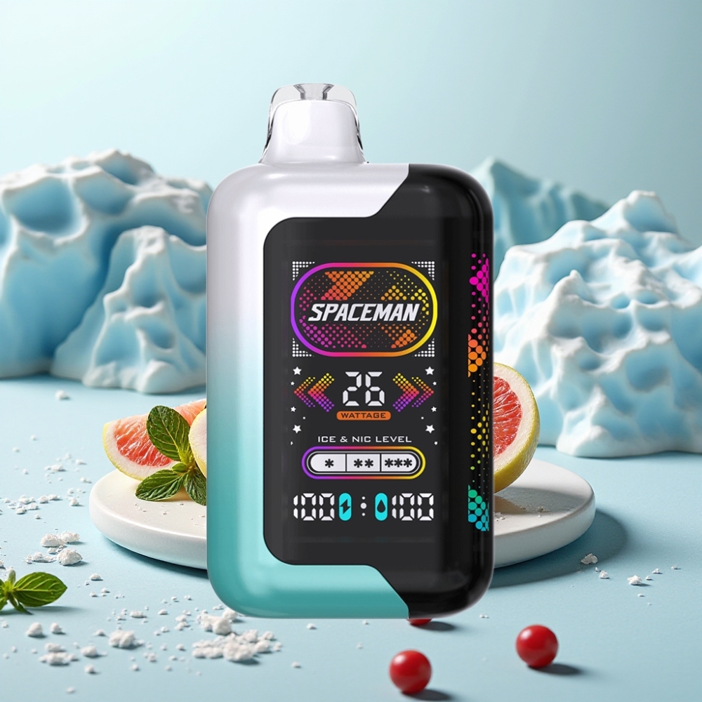 SMOK Spaceman SP40000 Zero Nicotine Disposable Frisk Mynte 20ml 40000 puff