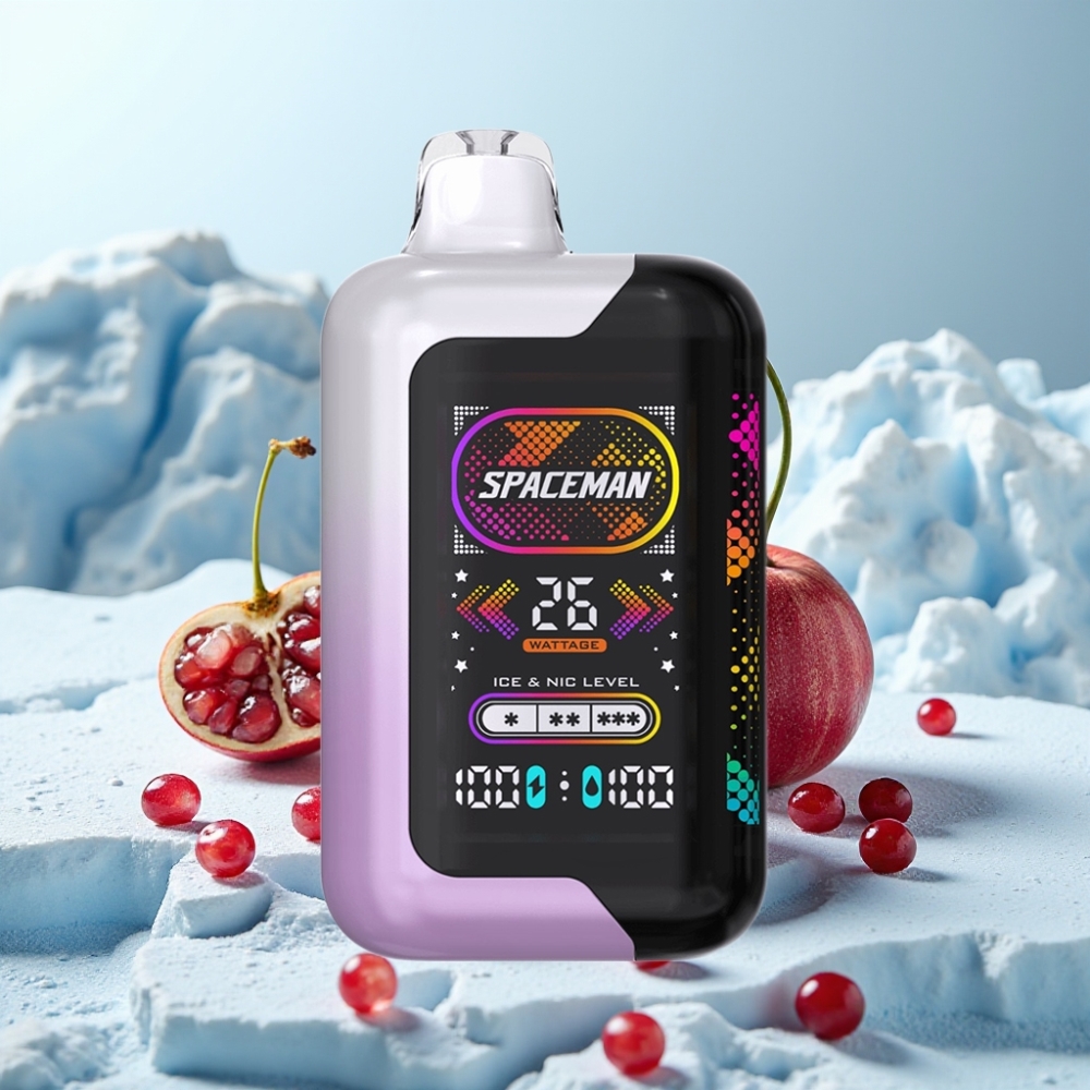 SMOK Spaceman SP40000 Zero Nicotine Disposable - Kirsebær/Granatæble - 20ml/1000mAh
