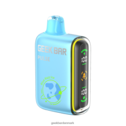 Geek Bar Pulse 15k engangs vape RXT24R45 blå razz is - Geek Bar Nikotin